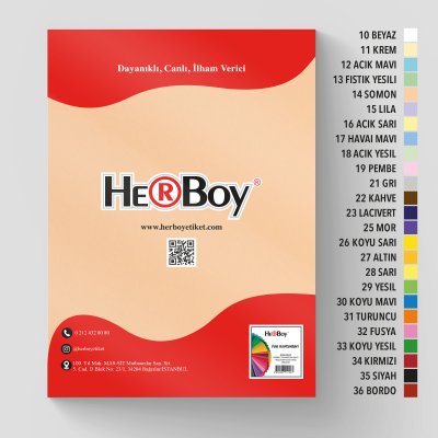HERBOY FON KARTONU 50x70 160g SOMON NO:14 100 AD.