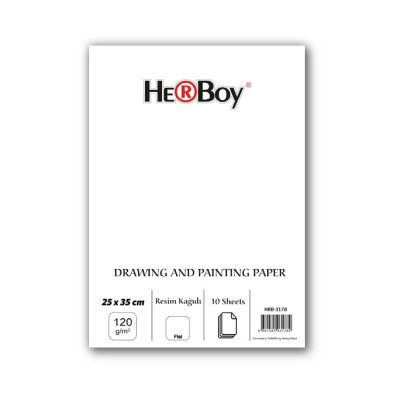 HERBOY RESİM KAĞIDI 25X35cm 120g 10'LU PKT